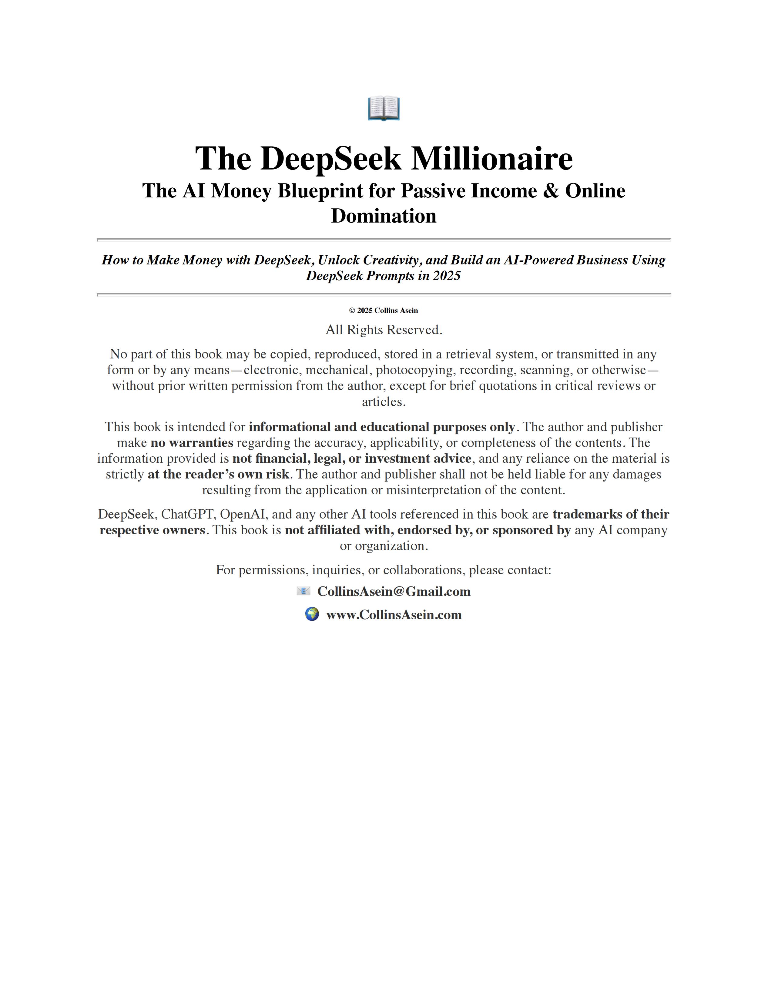 The DeepSeek Millionaire-2