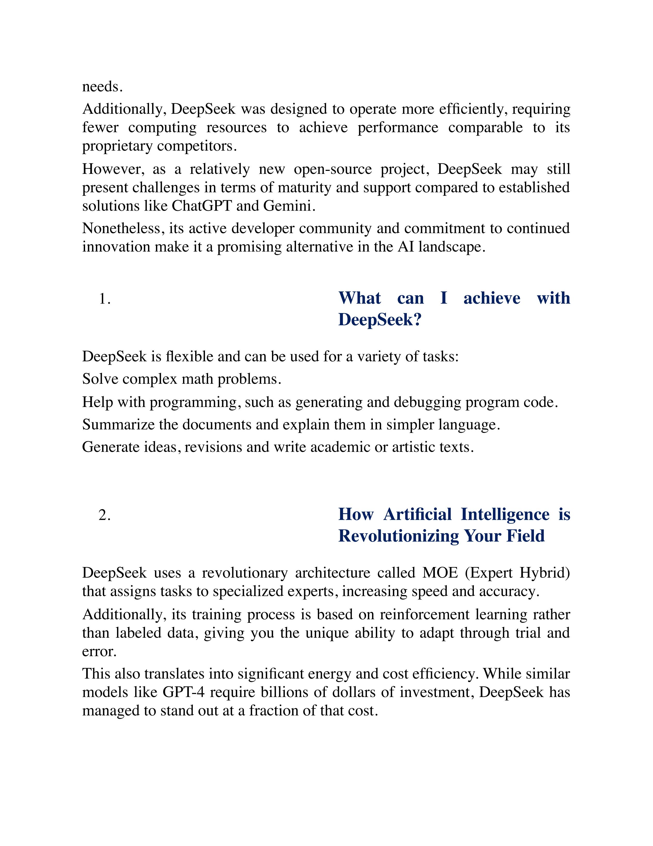 DeepSeek：The Artificial Intelligence that surpasses ChatGPT-7